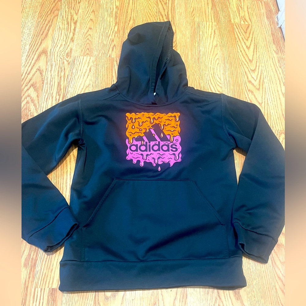 Adidas Black Hoodie with Logo
